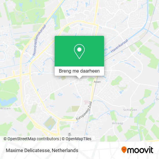 Maxime Delicatesse kaart