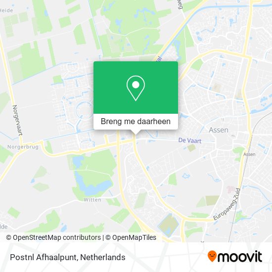 Postnl Afhaalpunt kaart