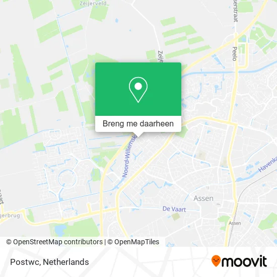 Postwc kaart