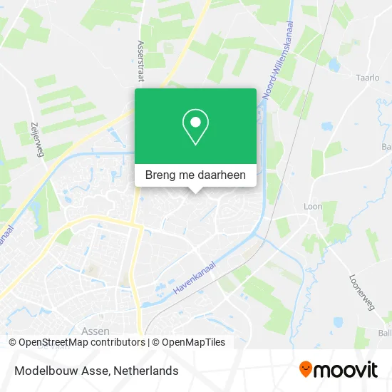 Modelbouw Asse kaart