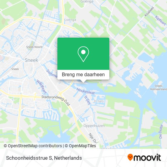 Schoonheidsstrue S kaart