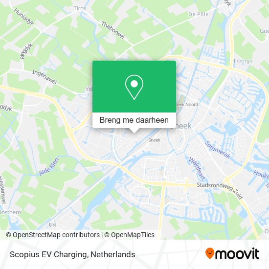 Scopius EV Charging kaart