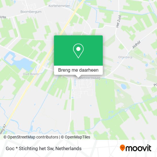 Goc * Stichting het Sw kaart