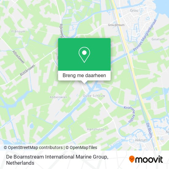 De Boarnstream International Marine Group kaart