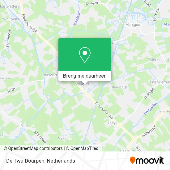 De Twa Doarpen kaart