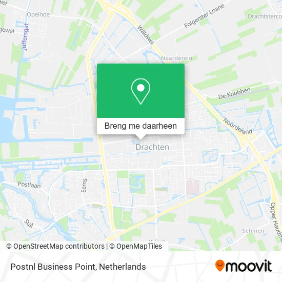 Postnl Business Point kaart