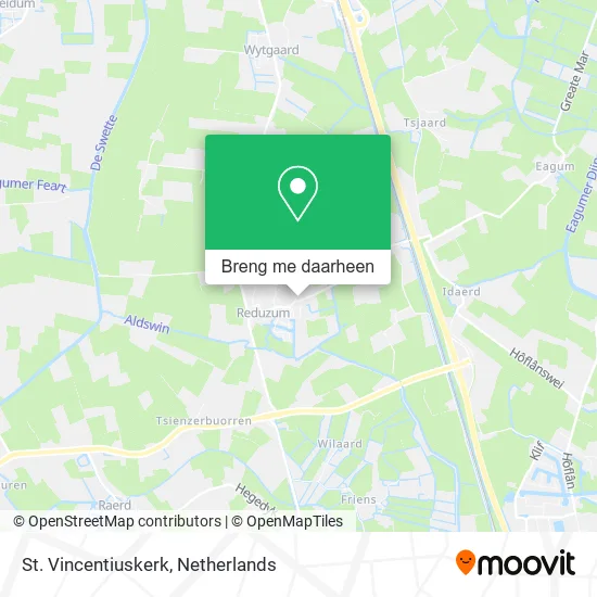 St. Vincentiuskerk kaart