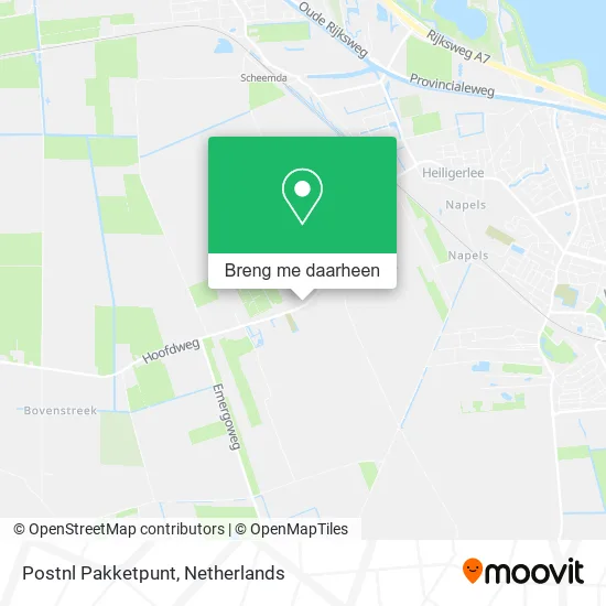 Postnl Pakketpunt kaart