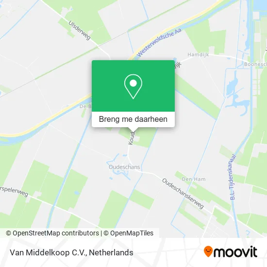 Van Middelkoop C.V. kaart