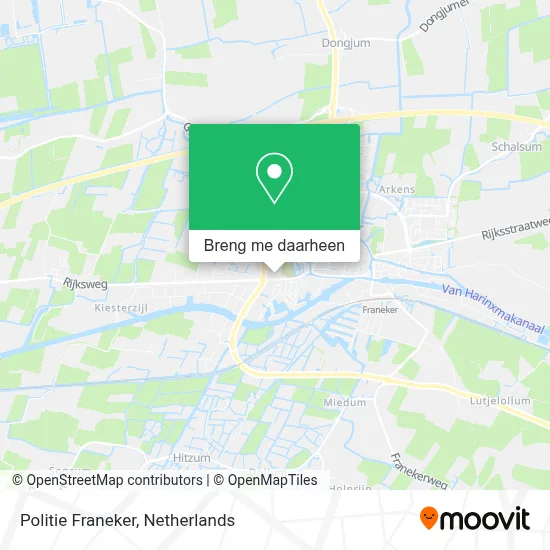 Politie Franeker kaart