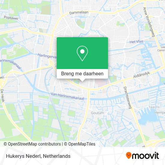 Hukerys Nederl kaart