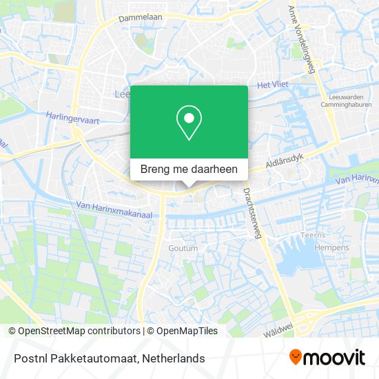 Postnl Pakketautomaat kaart