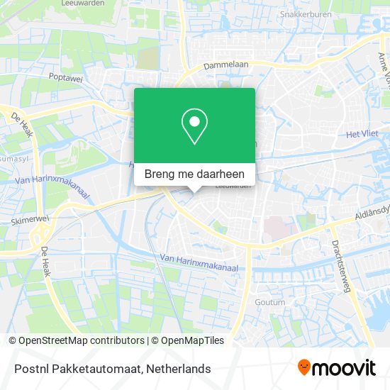 Postnl Pakketautomaat kaart