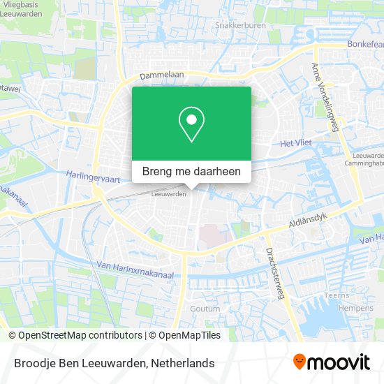 Broodje Ben Leeuwarden kaart