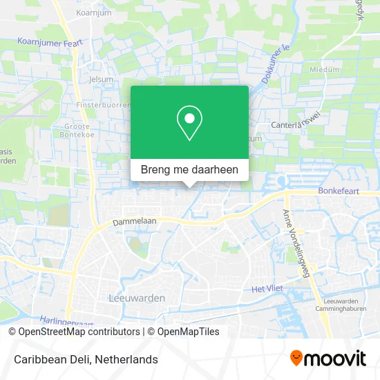 Caribbean Deli kaart