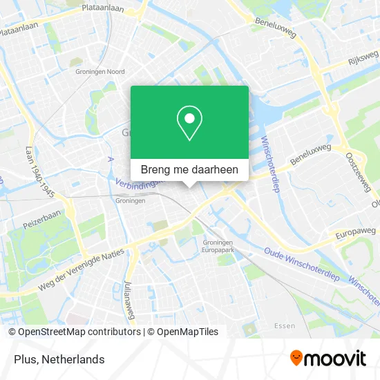 Plus kaart