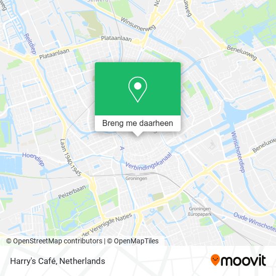 Harry's Café kaart