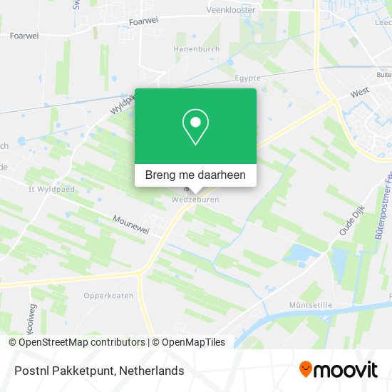 Postnl Pakketpunt kaart