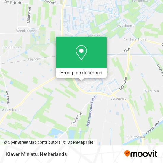 Klaver Miniatu kaart