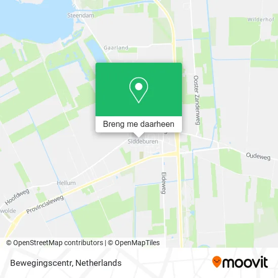 Bewegingscentr kaart