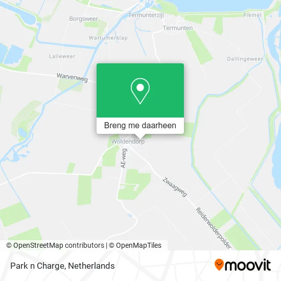 Park n Charge kaart