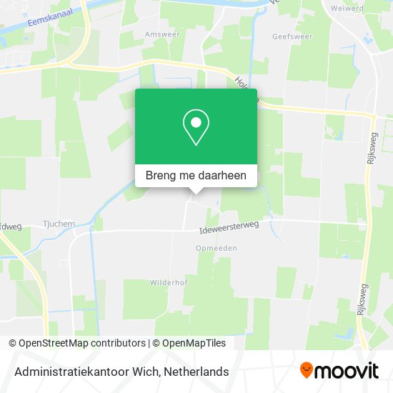 Administratiekantoor Wich kaart