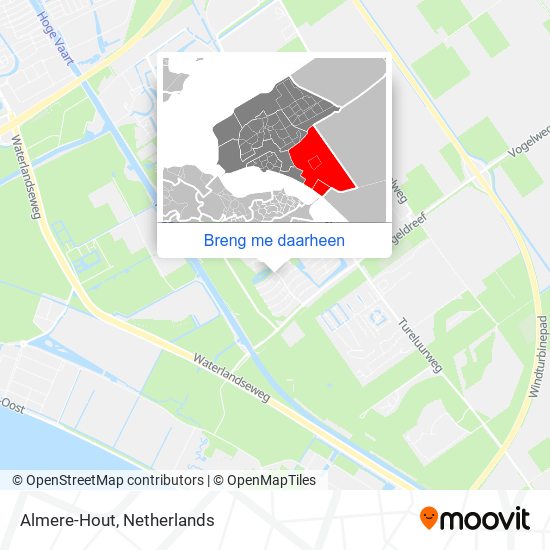 Almere-Hout kaart