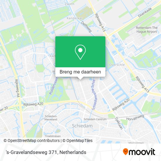 's-Gravelandseweg 371 kaart