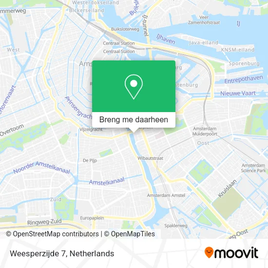 Weesperzijde 7 kaart