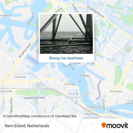 Rem-Eiland kaart