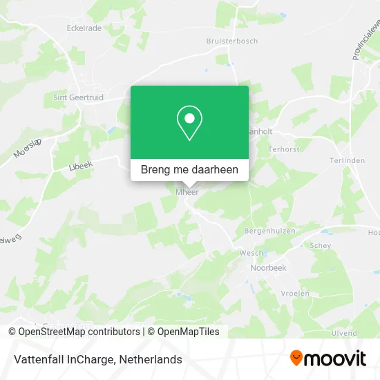 Vattenfall InCharge kaart