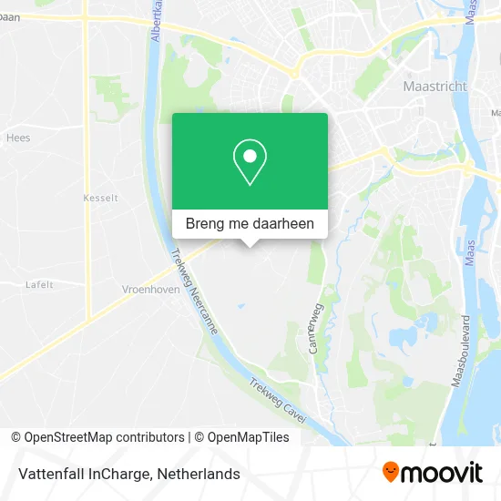 Vattenfall InCharge kaart