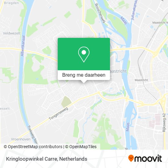 Kringloopwinkel Carre kaart