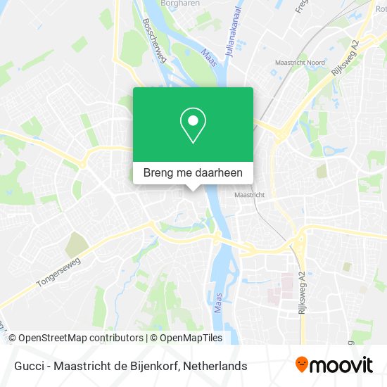 Gucci - Maastricht de Bijenkorf kaart