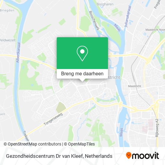 Gezondheidscentrum Dr van Kleef kaart