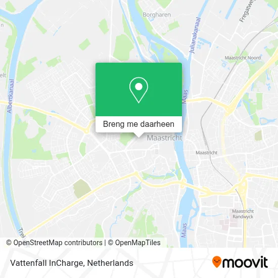 Vattenfall InCharge kaart