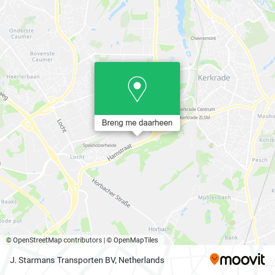 J. Starmans Transporten BV kaart