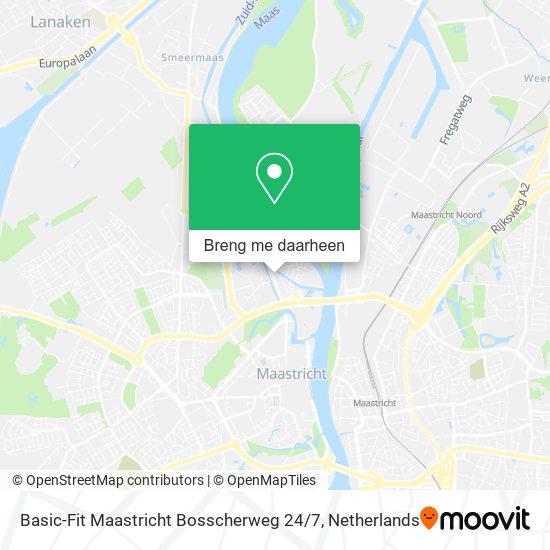 Basic-Fit Maastricht Bosscherweg 24 / 7 kaart