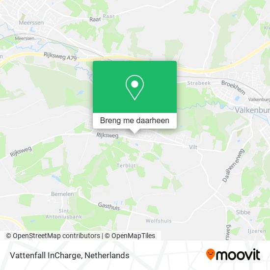 Vattenfall InCharge kaart