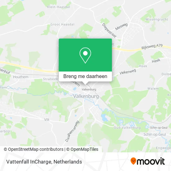 Vattenfall InCharge kaart