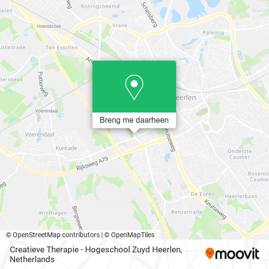 Creatieve Therapie - Hogeschool Zuyd Heerlen kaart