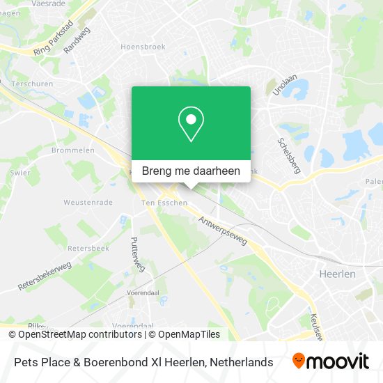 Pets Place & Boerenbond Xl Heerlen kaart