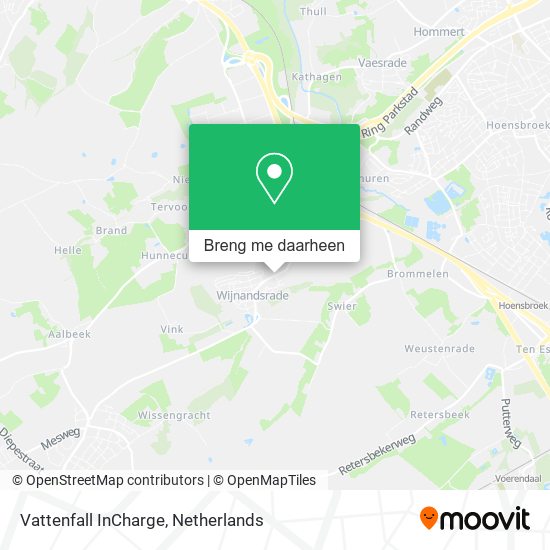 Vattenfall InCharge kaart