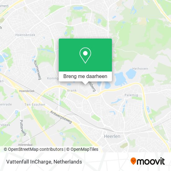 Vattenfall InCharge kaart