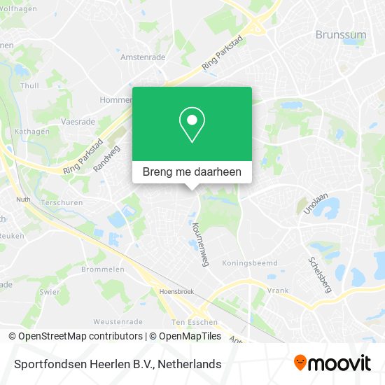 Sportfondsen Heerlen B.V. kaart