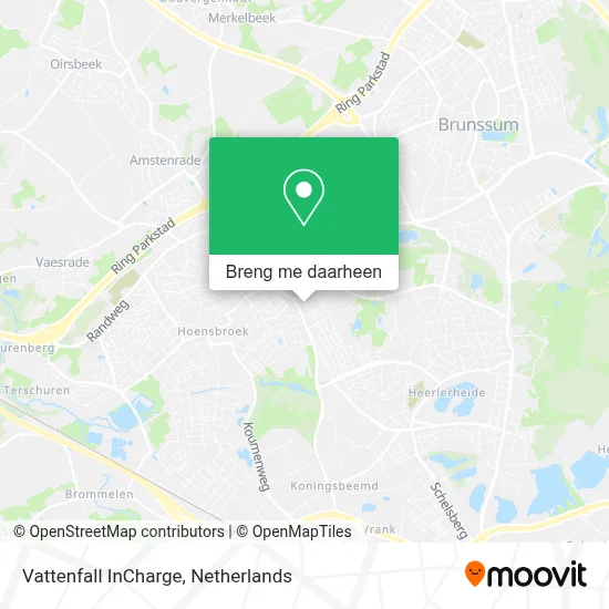 Vattenfall InCharge kaart