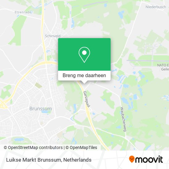 Luikse Markt Brunssum kaart