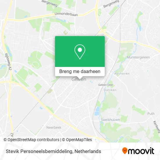 Stevik Personeelsbemiddeling kaart