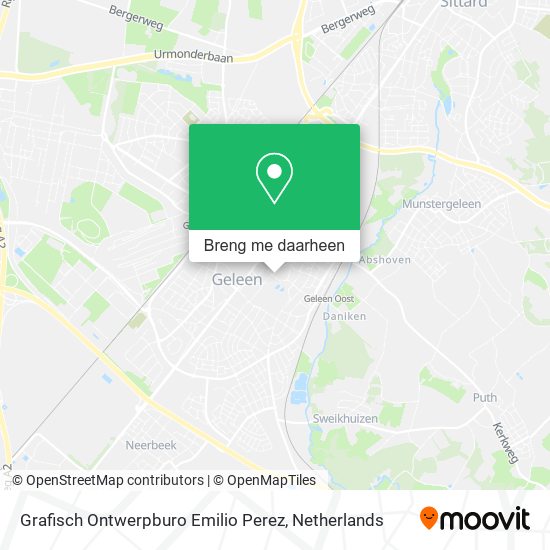 Grafisch Ontwerpburo Emilio Perez kaart