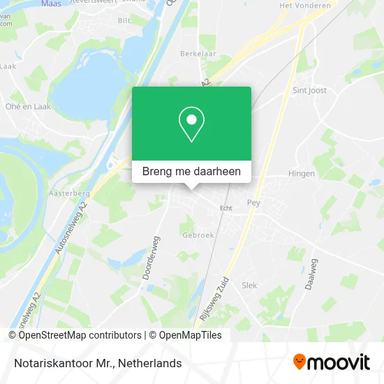Notariskantoor Mr. kaart